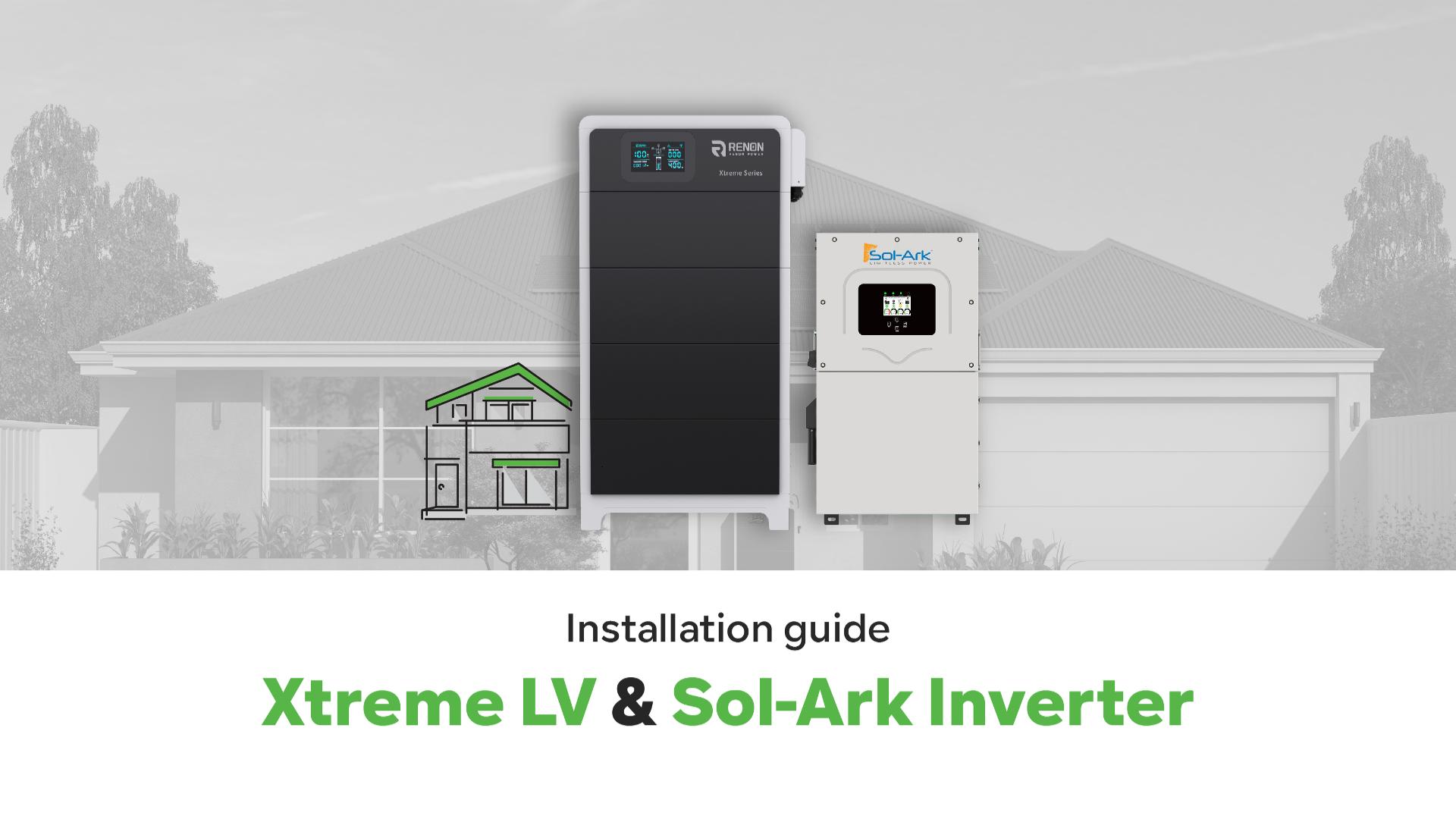  Xtreme LV Installation & ‪Sol-Ark‬ Inverter Setup 