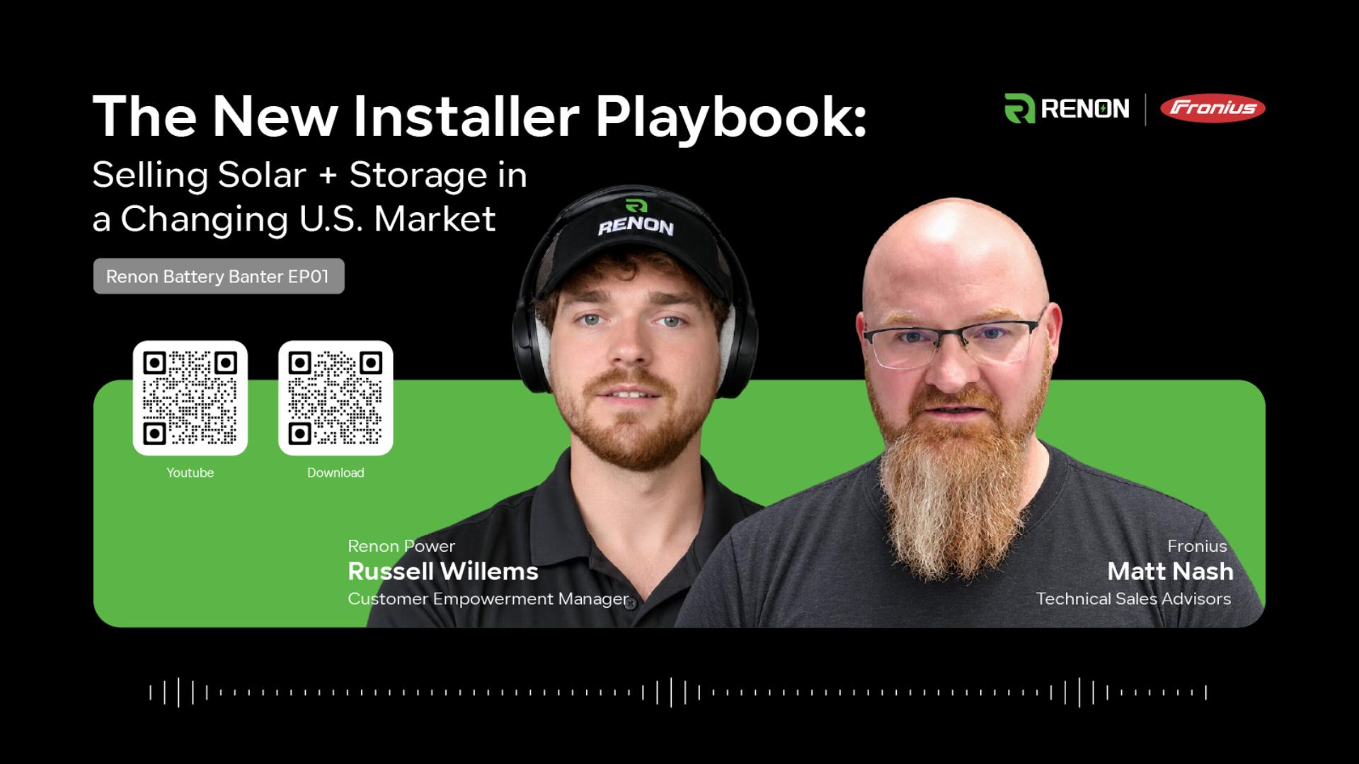 Residential Solar + Storage: Market Trends, Economics & Installer Insights | Renon